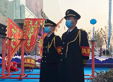 金盾護衛公司參加紅星美凱龍商城  開(kāi)業(yè)慶典安保服務(wù)